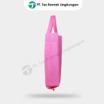 Tas Spunbond Press Handle 30 x 40 – Pink samping